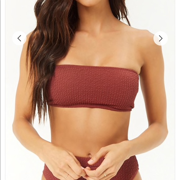 forever 21 bandeau bikini